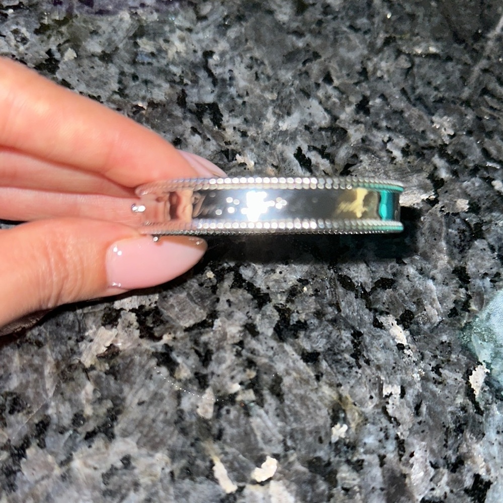 Elegant Silver Bangle Bracelet